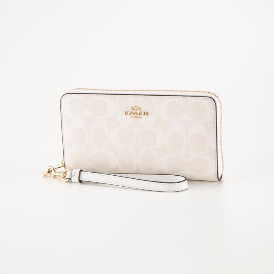 COACH（コーチ） 長財布 シグネチャー アコーディオン ラウンド リスト 