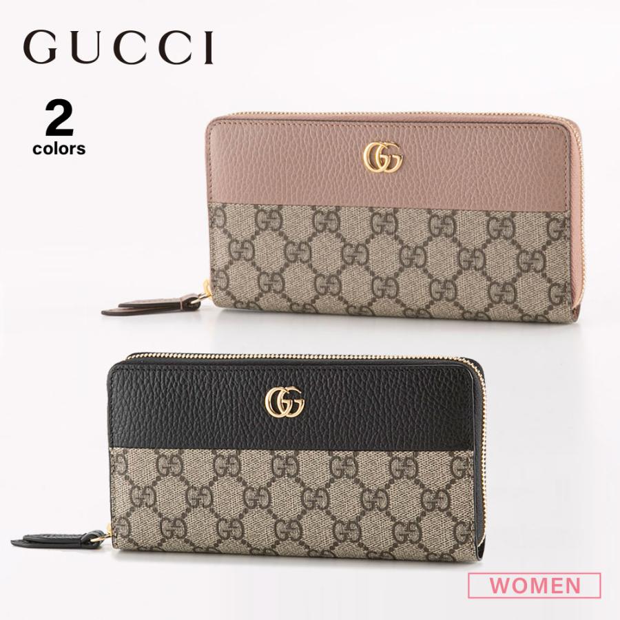 GUCCI（グッチ） GUCCI PETITE MARMONT ラウンド長財布 456117 17WAG