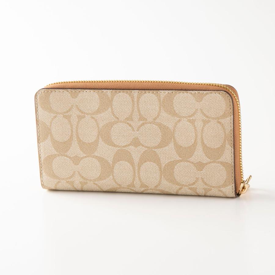 COACH（コーチ） 長財布 シグネチャー アコーディオン ラウンド リスト