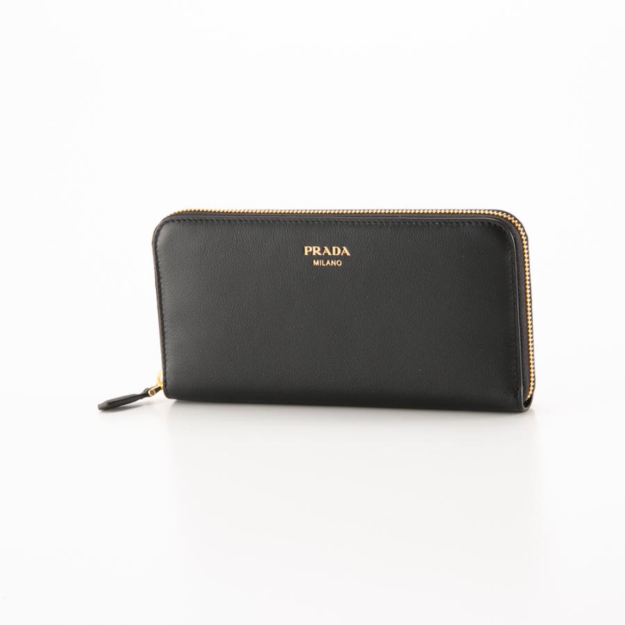 PRADA（プラダ） PRADA SOFT GRAIN ラウンド長財布 1ML506 2CYS