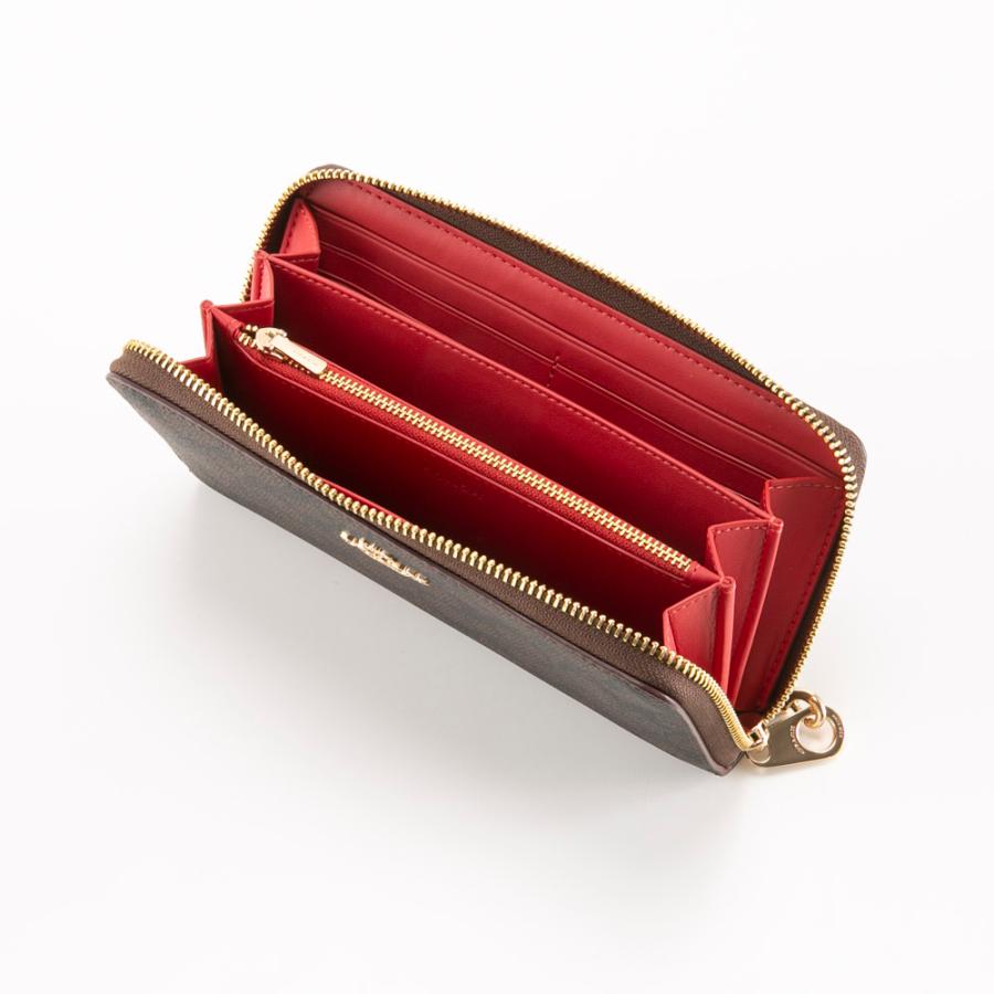 COACH（コーチ） シグネチャー アコーディオン ラウンド長財布 リスト
