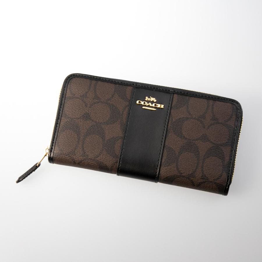 COACH（コーチ） 長財布 ラグジュアリSIGラウンド長馬車 F54630