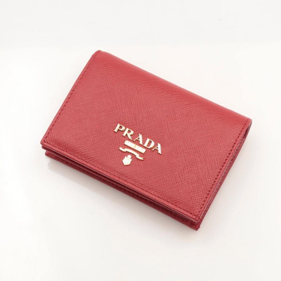 プラダ PRADA 折財布小銭付 SAF.METAL折中小銭付/NERO 1MV021-QWA  