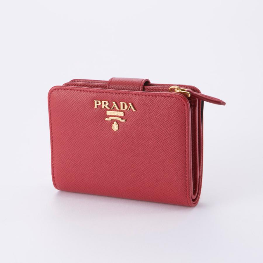 PRADA（プラダ） 【WEB限定価格】プラダ 折財布 SAF.MET 小銭入付