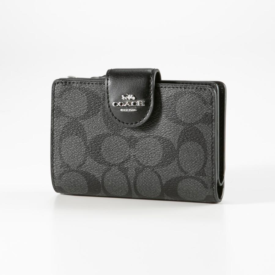 COACH コーチ/PVCシグネチャーL字ファスナーミディアムウォレット/C0082/F23**/コーチ/Aランク/71【中古】 COACH（コーチ） 二つ折り財布 レディース COACH Wallet
