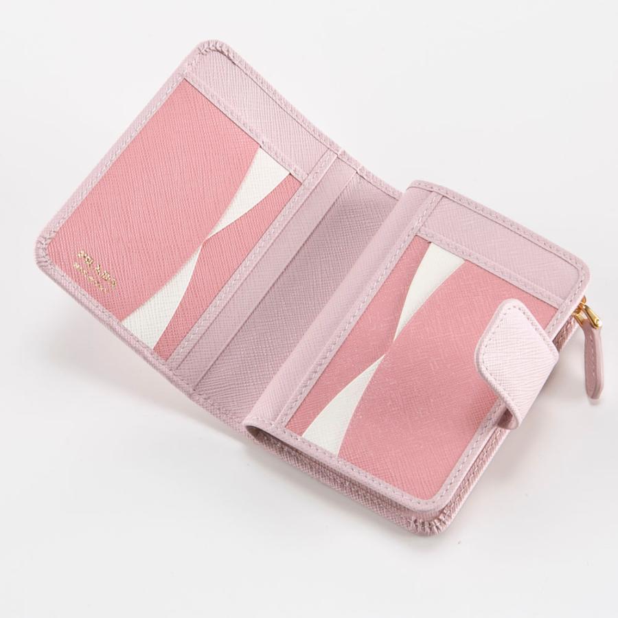 PRADA プラダ SAF.MULTICOLOR サフィアーノ マルチカラーL字 PRADA プラダ SAF.MULTICOLOR サフィアーノ マルチカラーL字