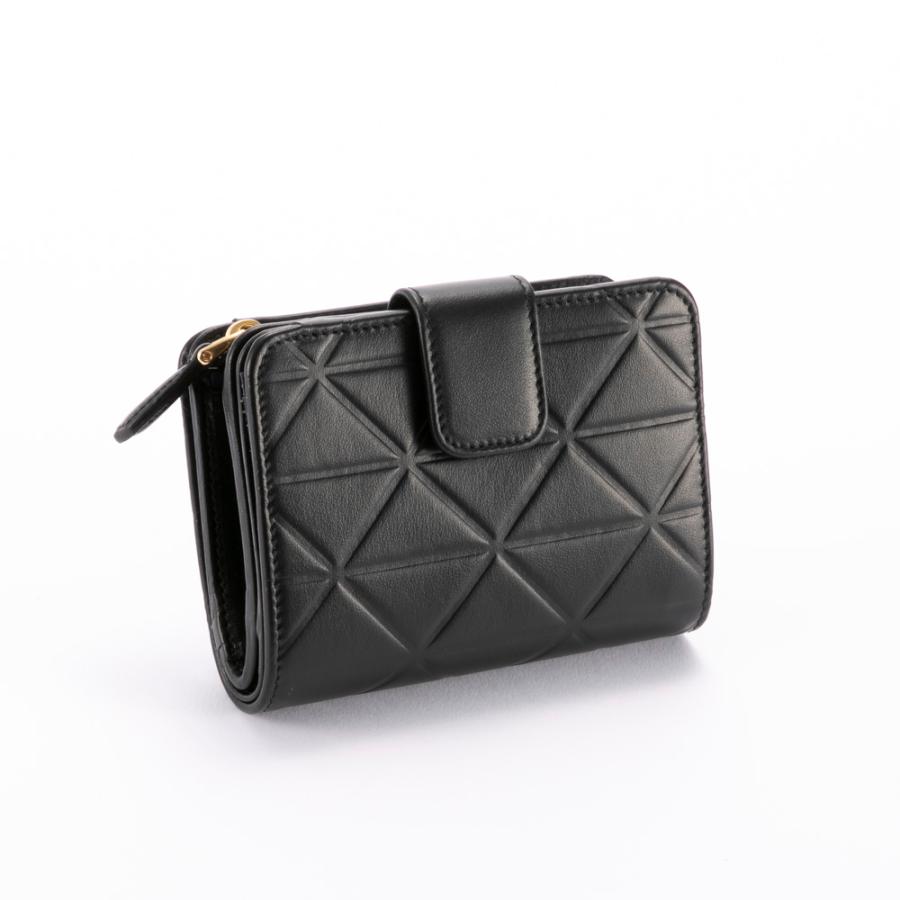 PRADA（プラダ） 【特別SALE!!】プラダ PRADA SOFT CALF TRIANGOL 折り