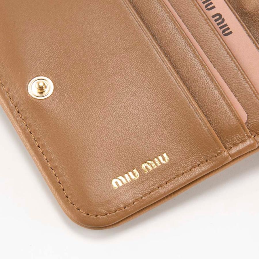 miu miu（ミュウミュウ） 折り財布 MATELASSE マトラッセ 5ML522 2FPP