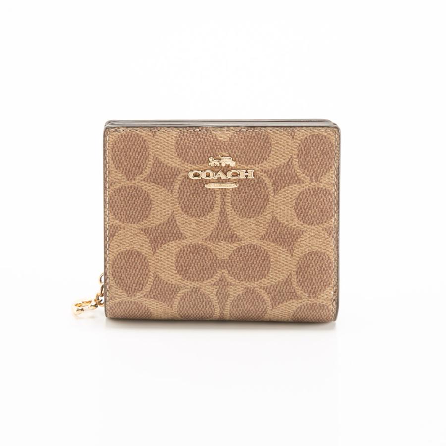 COACH（コーチ） 折り財布 スナップ ウォレット シグネチャー