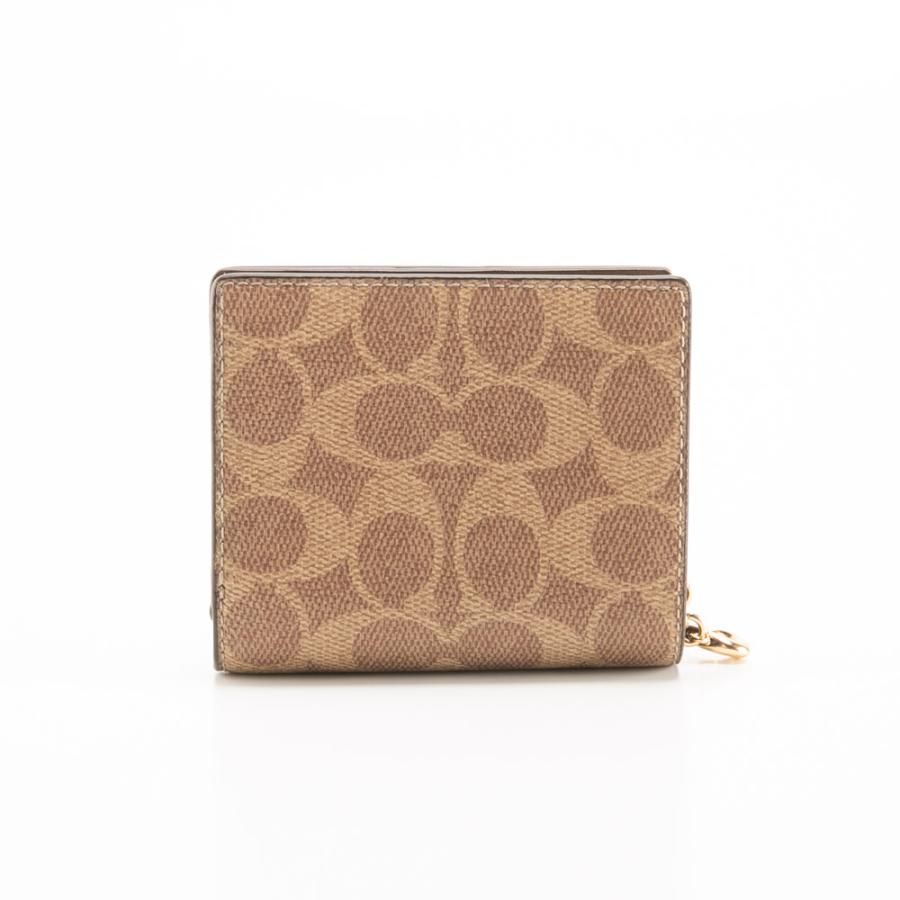 COACH（コーチ） 折り財布 スナップ ウォレット シグネチャー