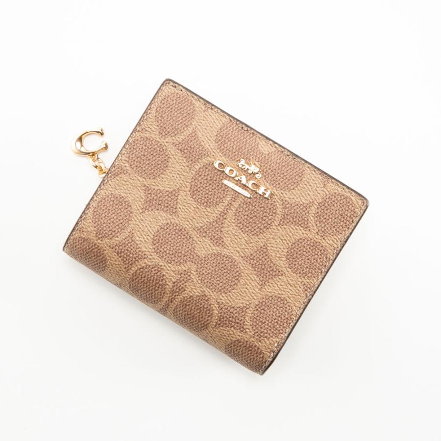 COACH（コーチ） 折り財布 スナップ ウォレット シグネチャー