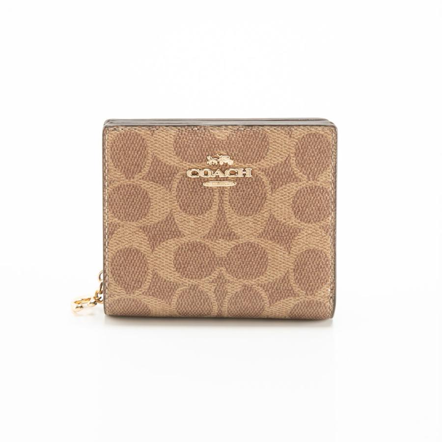 【COACH 】コーチシグネチャー　折り財布　ウォレット COACH（コーチ） 折り財布 スナップ ウォレット シグネチャー