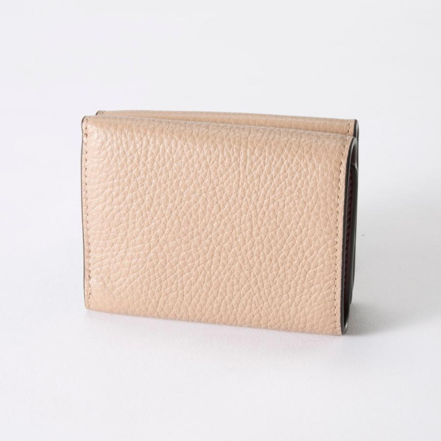 COACH（コーチ） 折財布 ペブルレザーORIGAMIトリフォールド三折ミニ