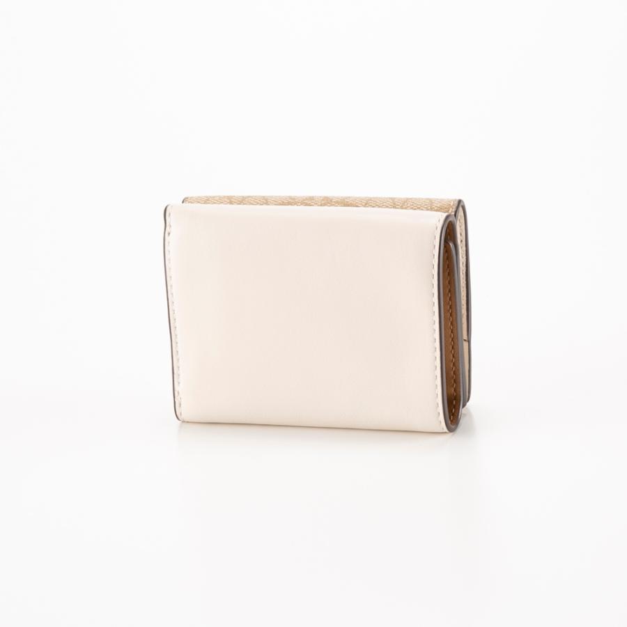 COACH（コーチ） 折財布 PVCシグネチャー ORIGAMI トリフォールド 三折