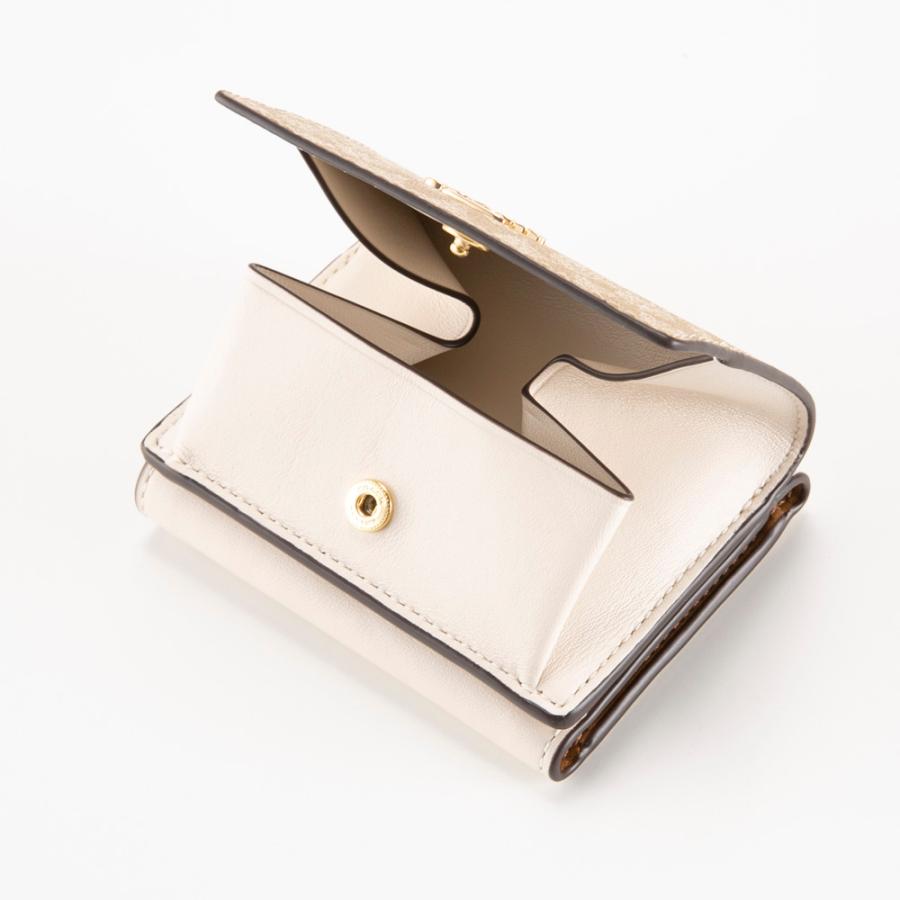 COACH（コーチ） 折財布 PVCシグネチャー ORIGAMI トリフォールド 三折