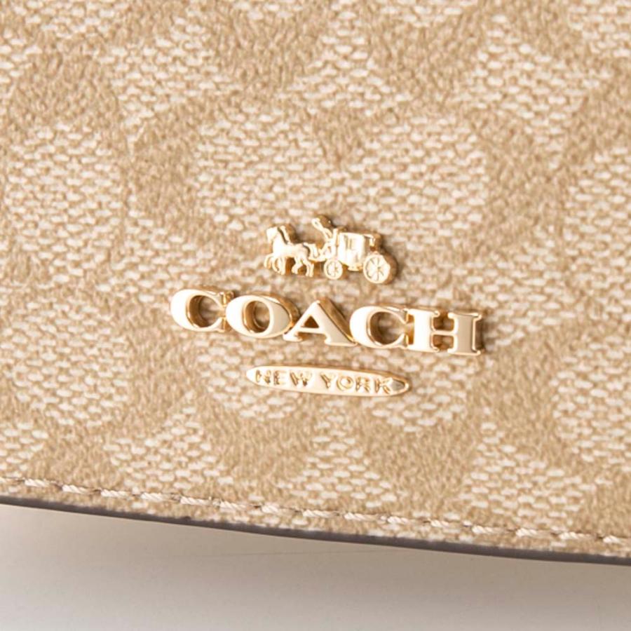 COACH（コーチ） 折財布 PVCシグネチャー ORIGAMI トリフォールド 三折