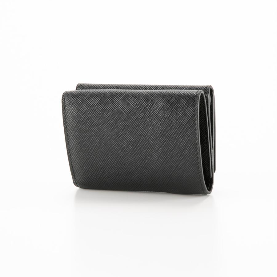 PRADA（プラダ） PRADA SAFFIANO TRIANGOLO TINY 三つ折り財布 1MH042