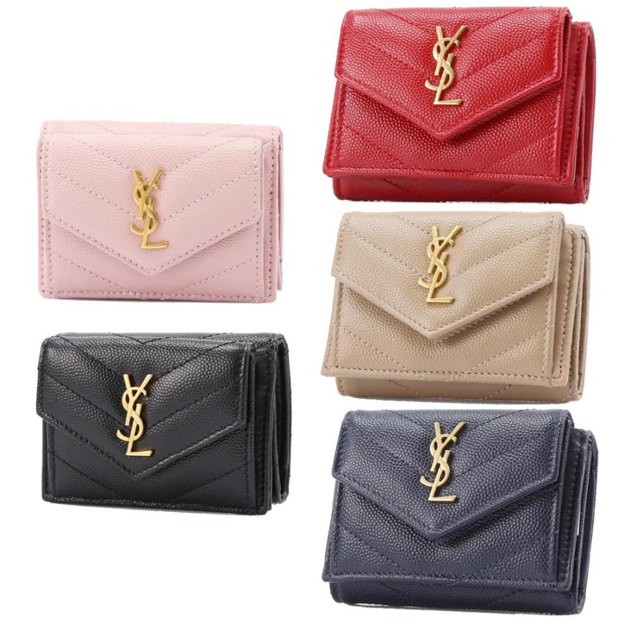 Saint Laurent サンローラン モノグラムslp Tiny三折ミニ bowa1 1000 ブラックギフトラッピング無料 Fit House 通販 Paypayモール