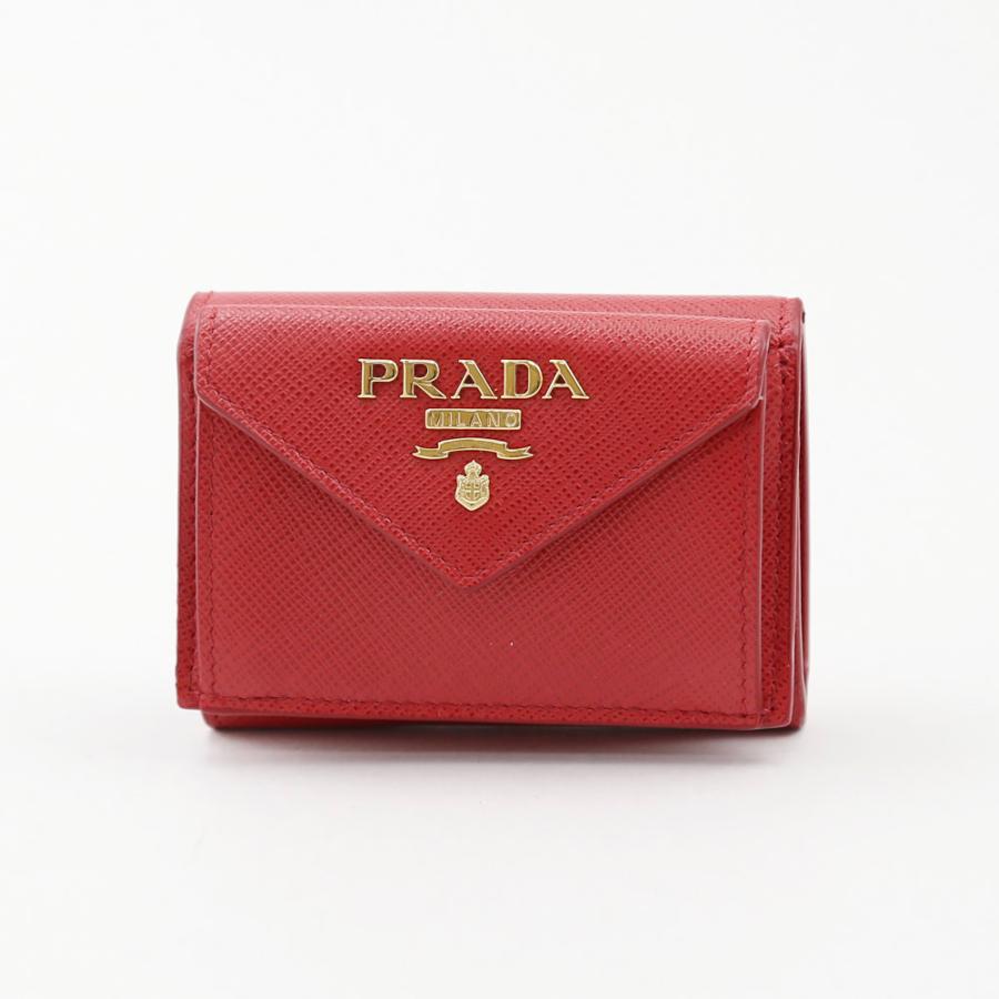 PRADA 【WEB限定価格】プラダ 折財布 SAF.METAL三折TINY 1MH021