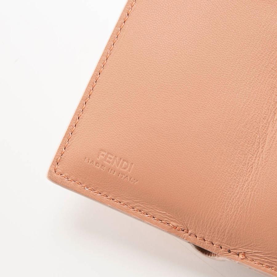FENDI フェンディ F IS ロゴエンボス 折り財布 TINY 8M0395-AAJD