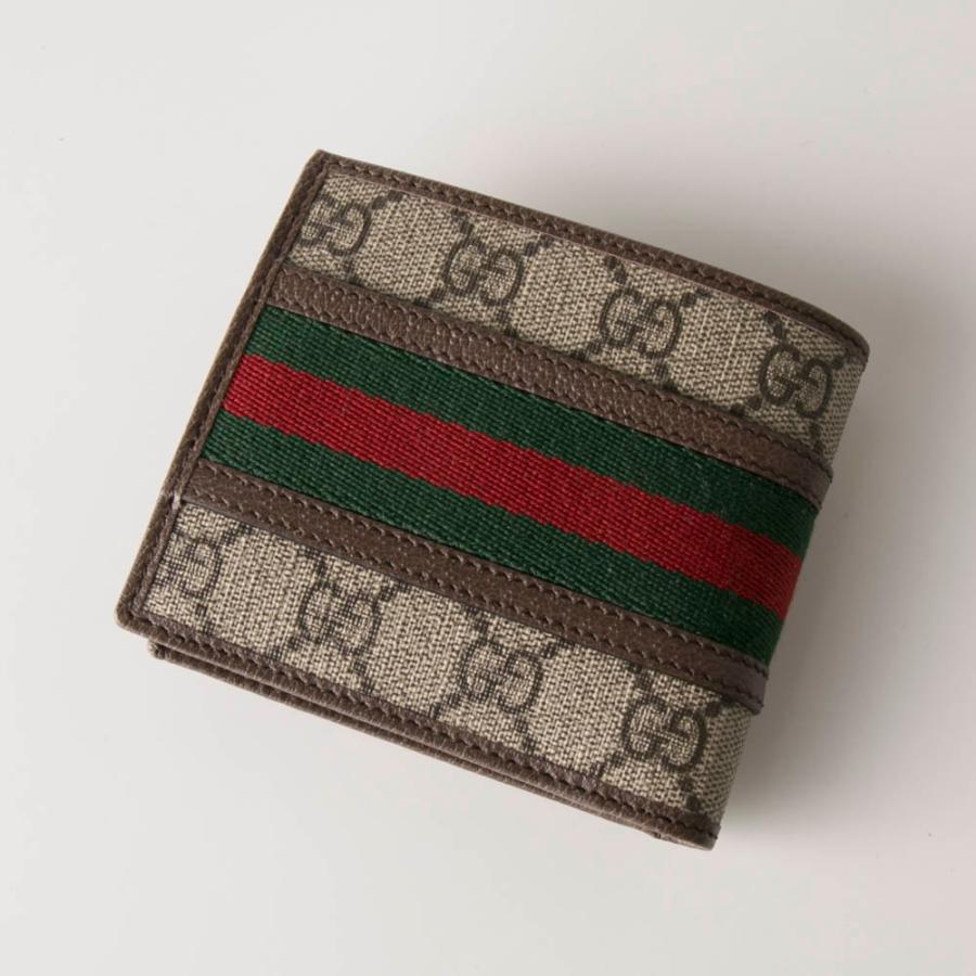 グッチ GUCCI 折り財布 MENS OPHIDIA 597609 96IWT　フィットハウスの画像