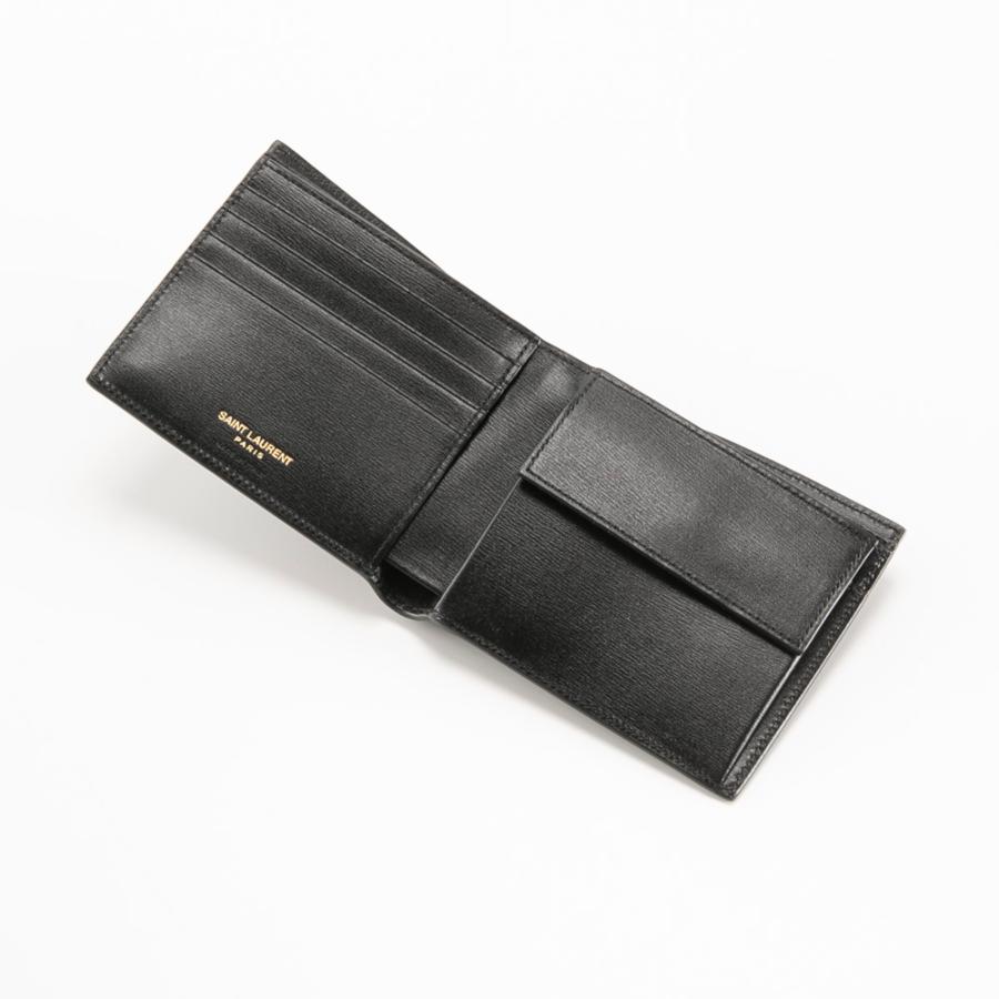 SAINT LAURENT サンローラン 折り財布 TINY モノグラム YSL EAST WEST