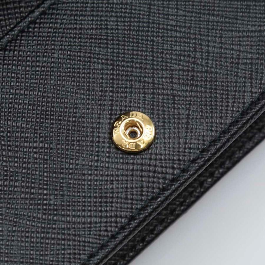 【未使用】プラダ　名刺入れ WEB限定価格】プラダ PRADA 名刺入れ SAF.MET名刺入れ/NERO 1MC122-QWA