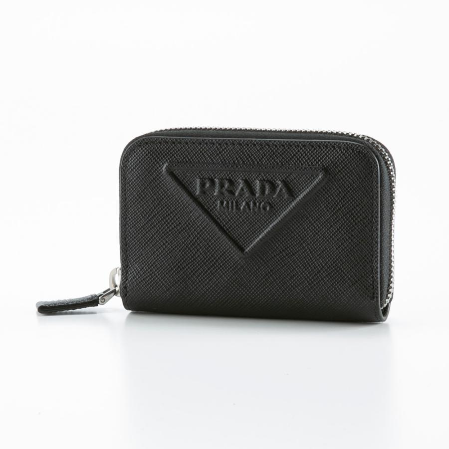 PRADA プラダ 小銭入れ SAFFIANO EMBOSSING ラウンド/NERO 2MM003-2D1Q 