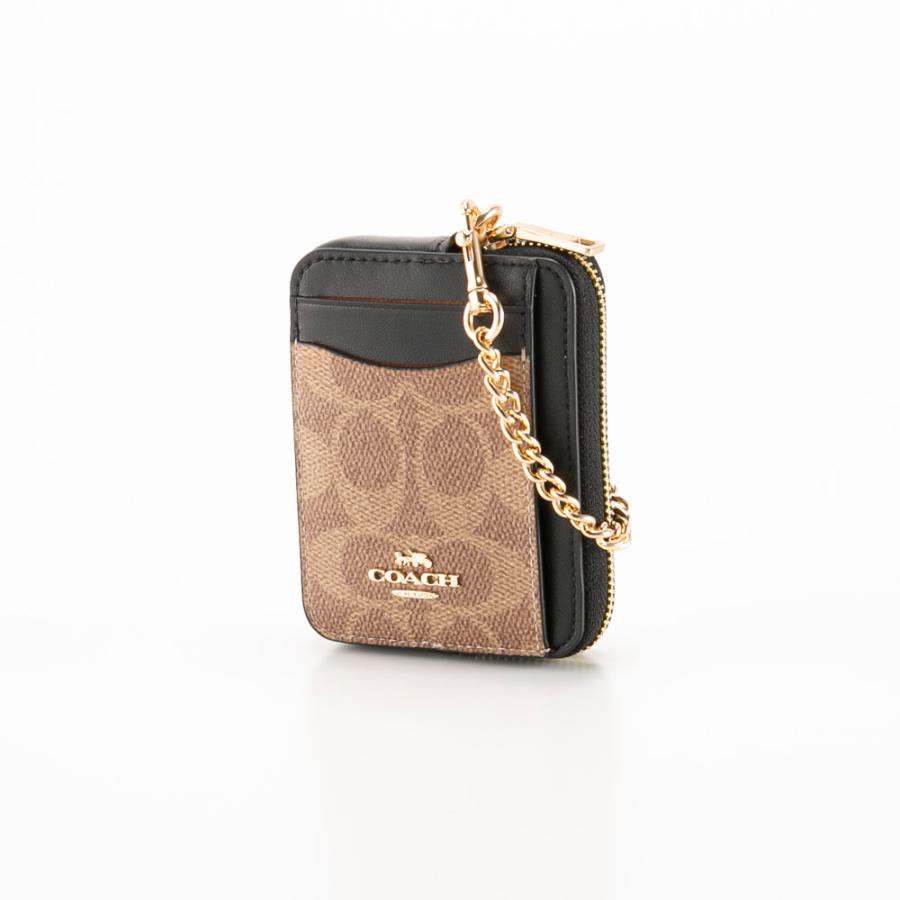 COACH コーチ 小銭入れ カードケース PVCシグネチャーチェーン