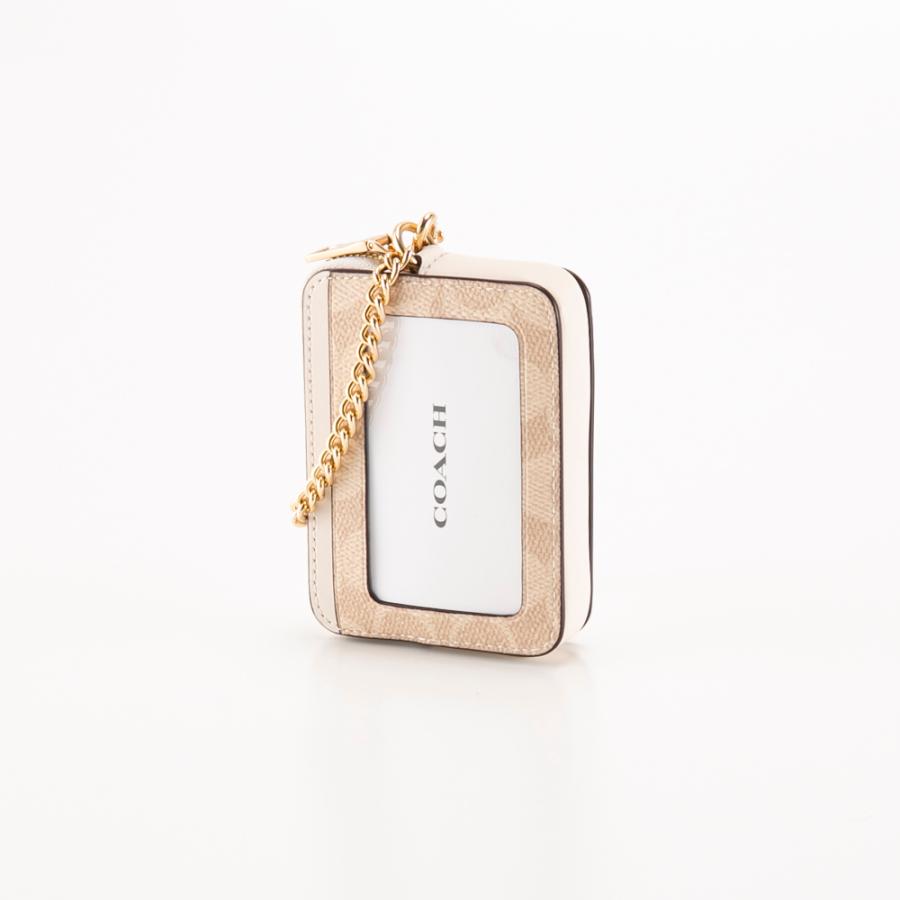 COACH（コーチ） 小銭入れ カードケース PVCシグネチャーチェーン付き