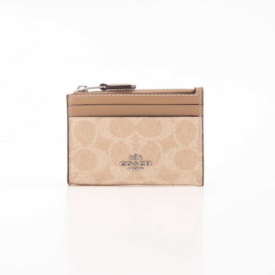 COACH（コーチ） シグネチャーミニIDスキニー小銭入れ カードケース 