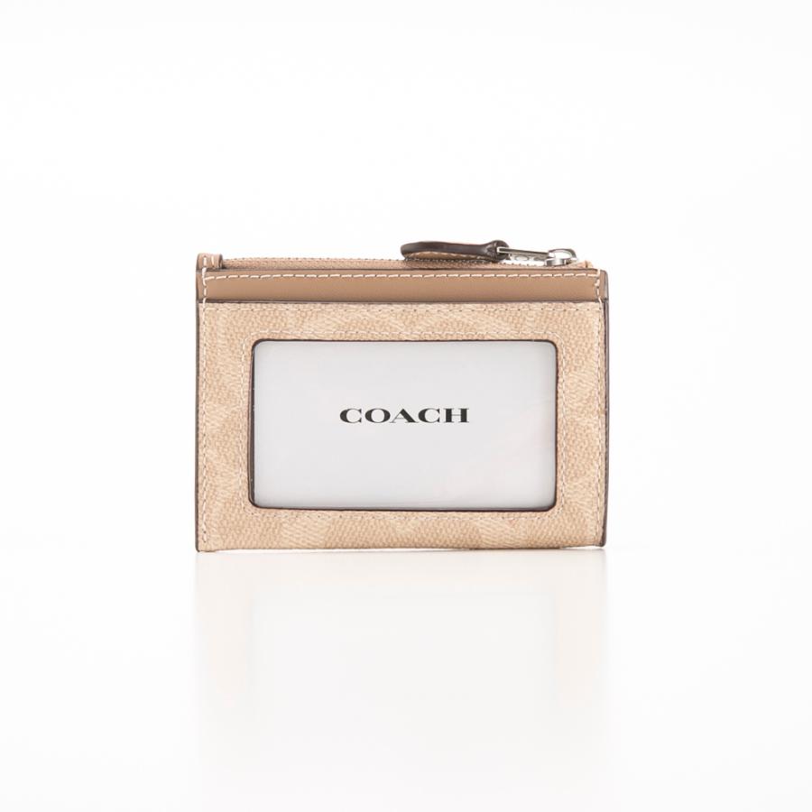 COACH（コーチ） シグネチャーミニIDスキニー小銭入れ カードケース 