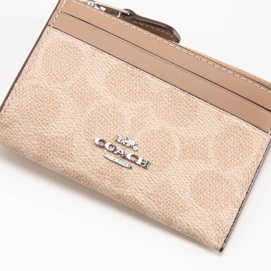 COACH（コーチ） シグネチャーミニIDスキニー小銭入れ カードケース 