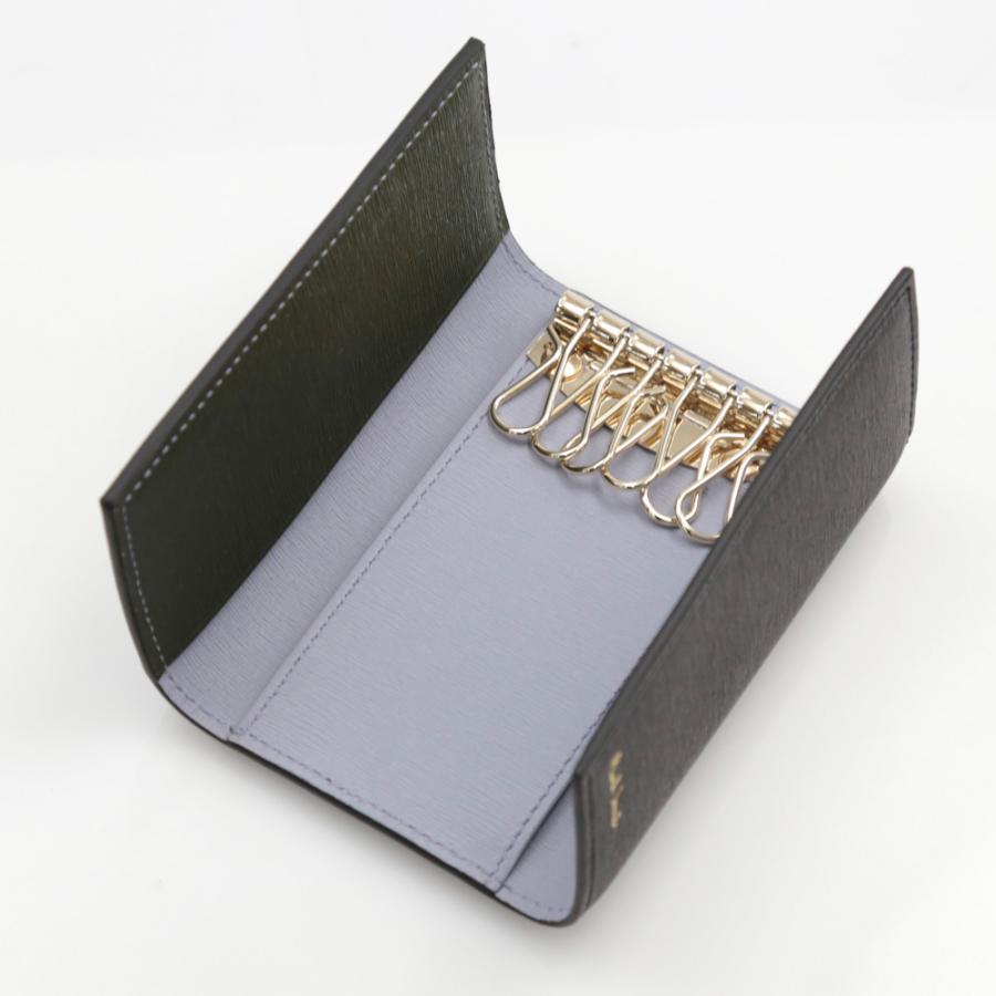 Paul Smith ポールスミス キーケース STRAW GRAINバイカラー6連キー