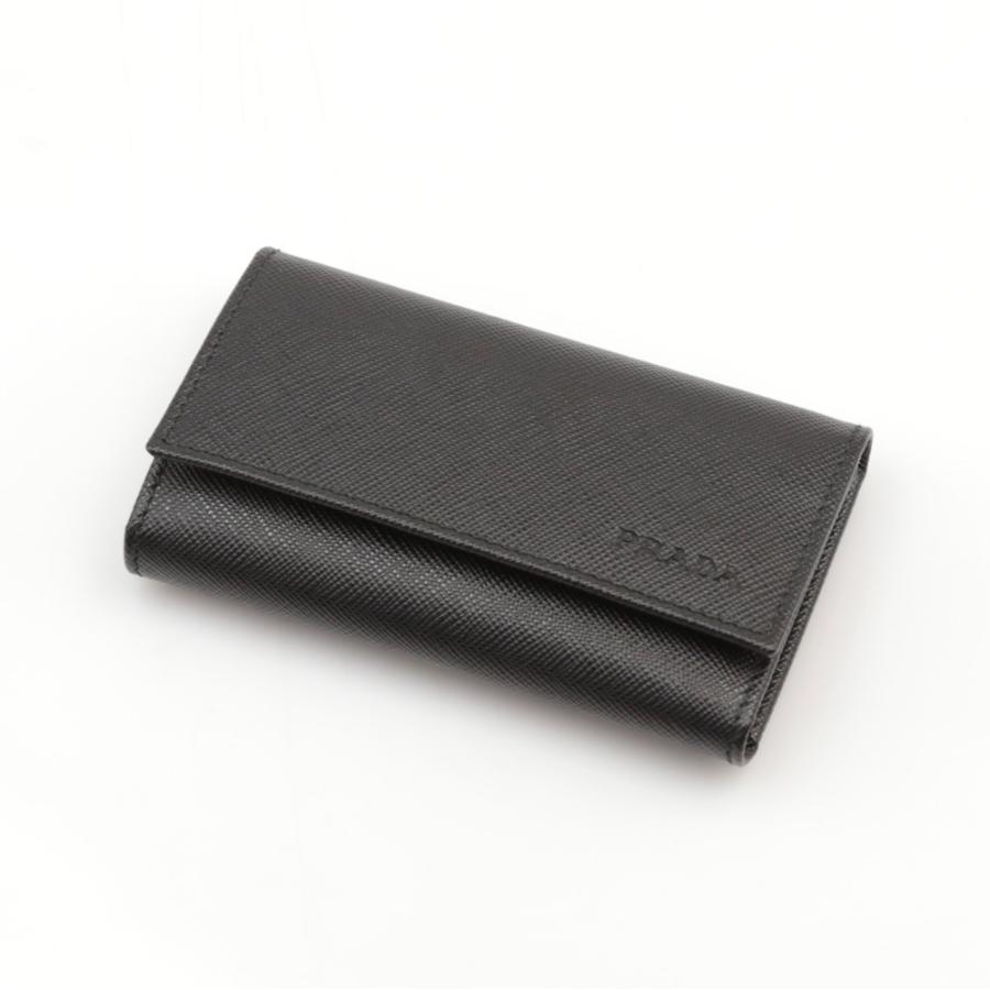 メール便なら送料無料 プラダ Prada キーケース Saffianoロゴ6連キーケース Nero 2pg222 053ギフトラッピング無料 最新コレックション Www Skylanceronline Com