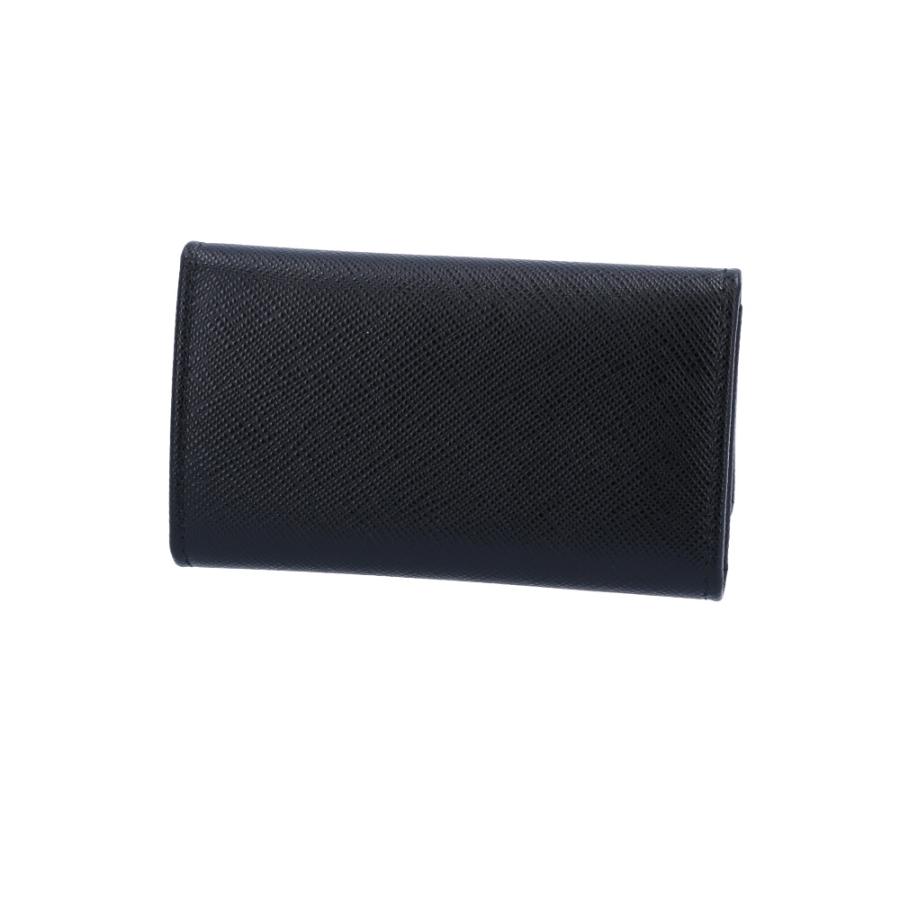 【WEB限定価格】プラダ PRADA SAF.METAL 4連キーケース キーリング付き/NERO 1PG004-QWA　フィットハウスの画像