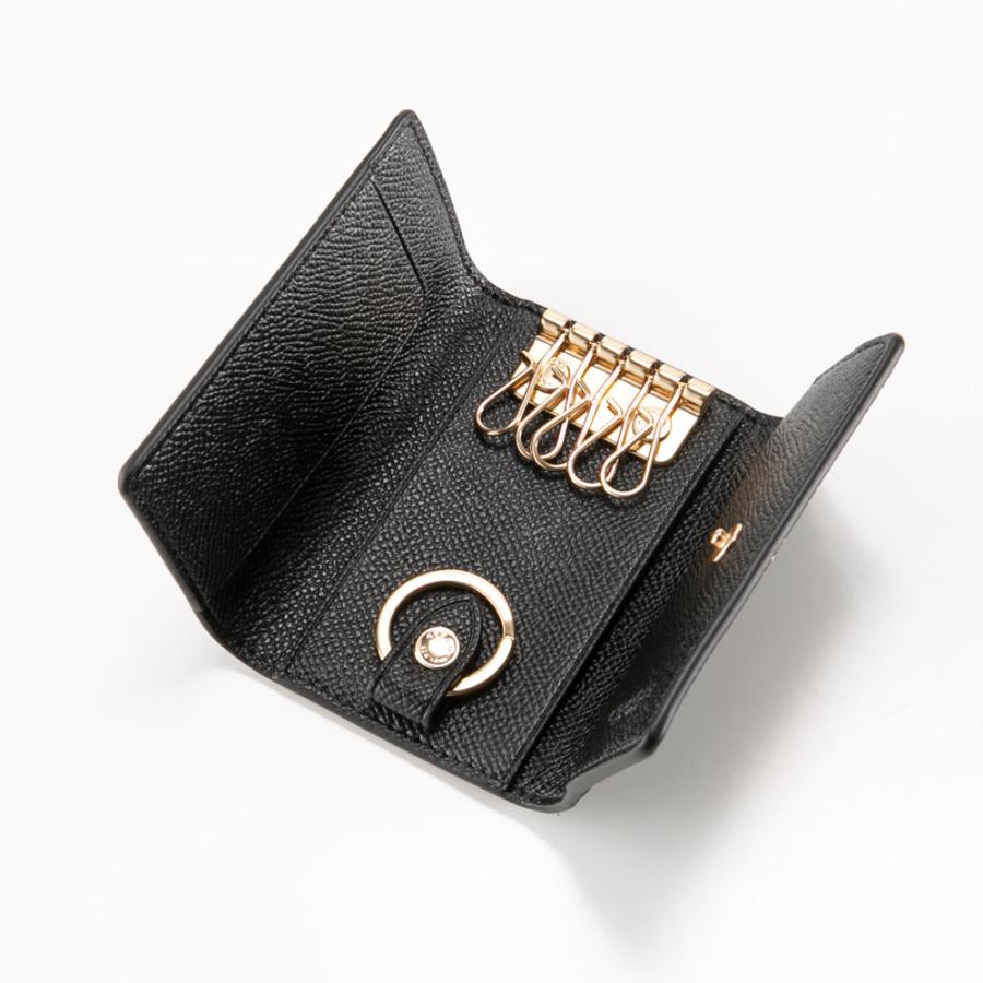 【COACH☆新品】☆☆5連キーケース☆☆ブラック☆ クロスグレイン レザー☆ COACH（コーチ） クロスグレイン 5連キーケース キーリング付き 76741