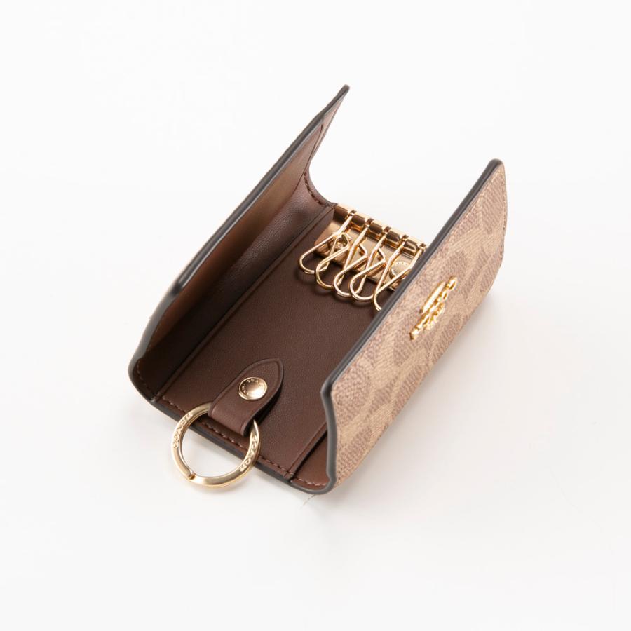コーチ COACH シグネチャー5連キーケース キーリング付き CZ274　フィットハウスの画像