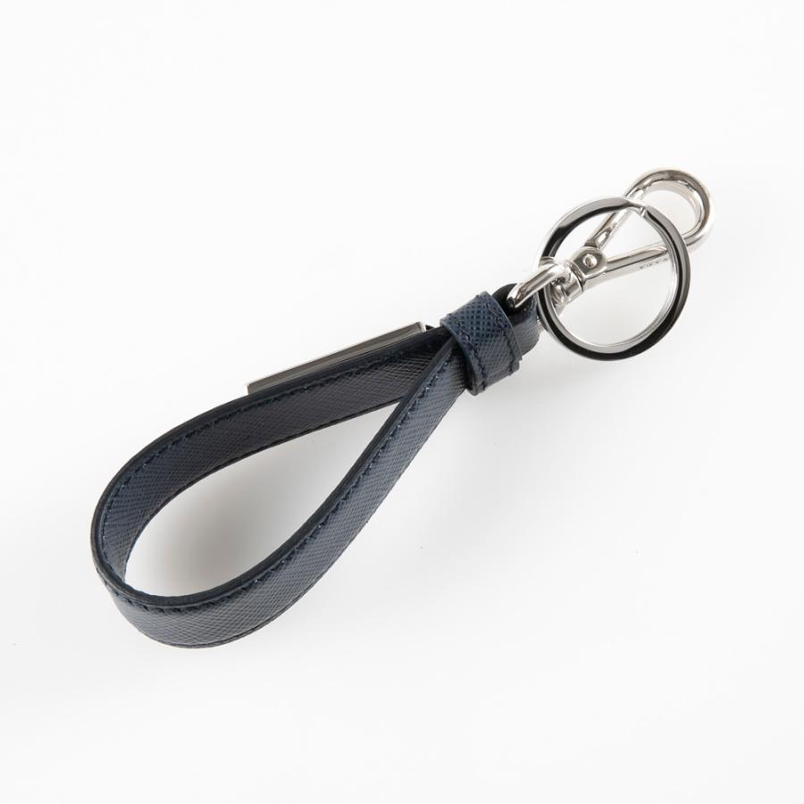 プラダ PRADA キーリング SAF.ロゴプレート付キーリング