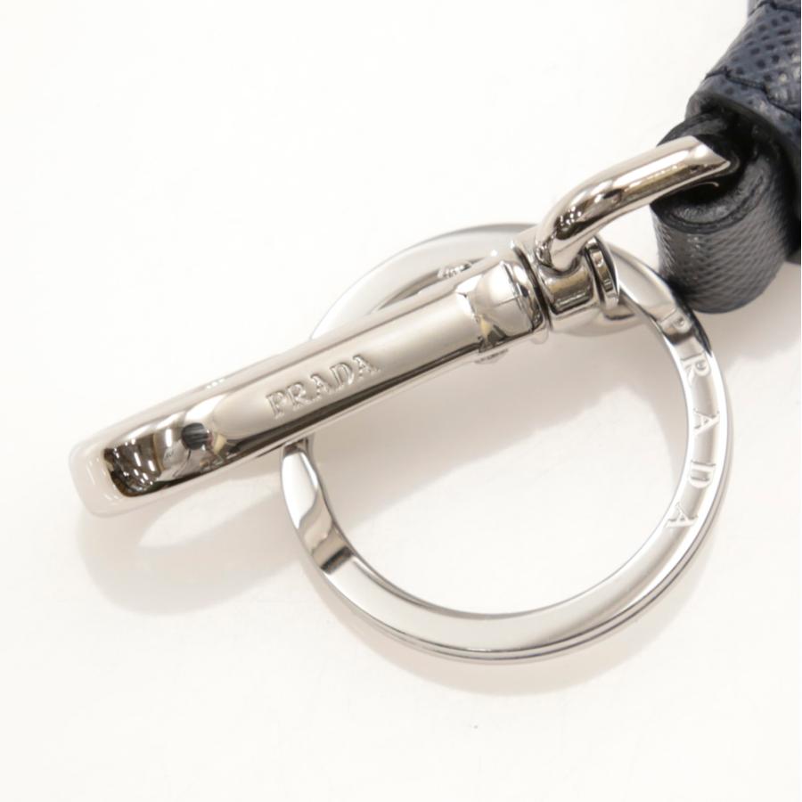 PRADA（プラダ） 【特別SALE!!】プラダ キーリング SAF.ロゴプレート付