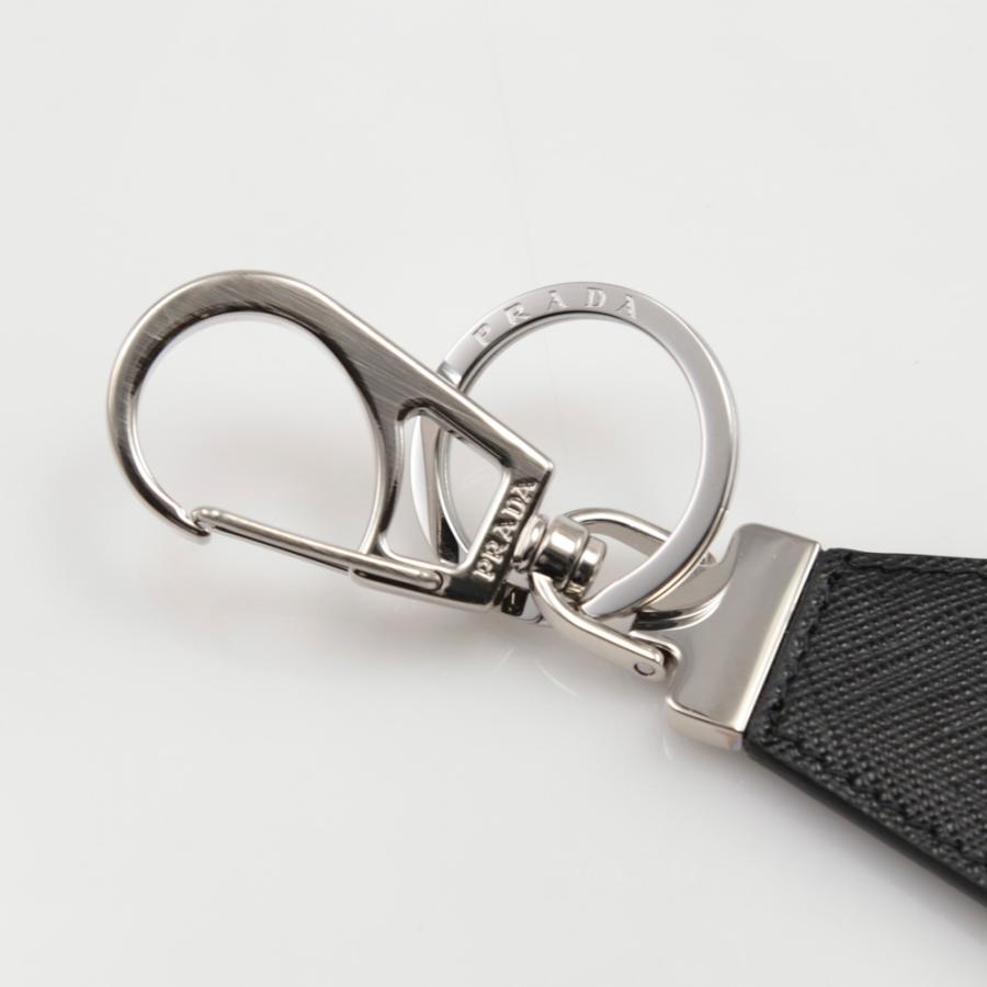 PRADA プラダ SAFFIANO サフィアーノ ▽ロゴキーリング 2PP041 053 