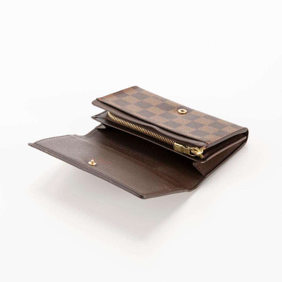 ルイヴィトン Louis Vuitton ダミエ ポルトフォイユ トレゾール N61736 2つ折り財布 ユニセックス 送料無料 【中古】 LOUIS VUITTON（ルイ・ヴィトン） 【ヴィンテージ・中古】ルイ
