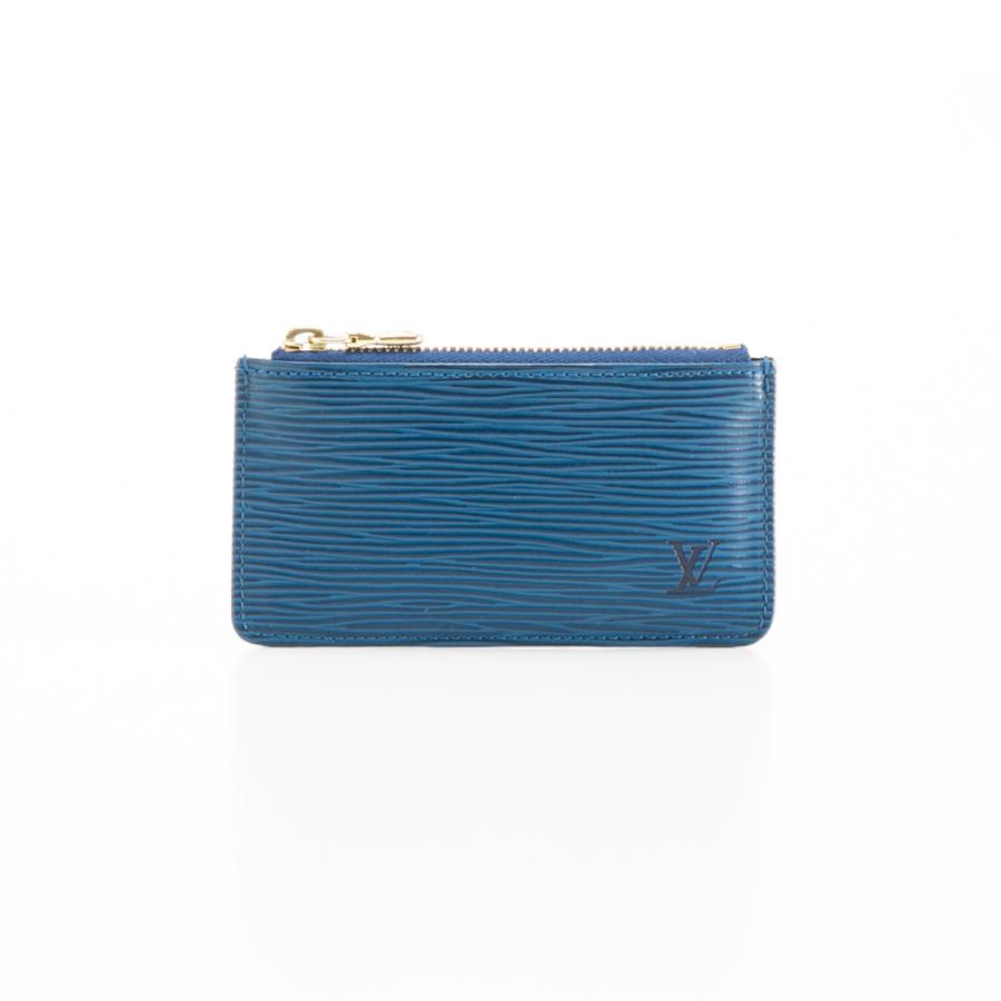 中古ルイヴィトン ダミエジェアン ポシェットクレ小銭入れ匿名配送