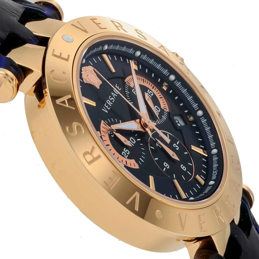 ヴェルサーチ VERSACE 腕時計 VER・20A NEW V-RACEクロノレザーベルトMウォッチ VERQ00120　フィットハウスの画像