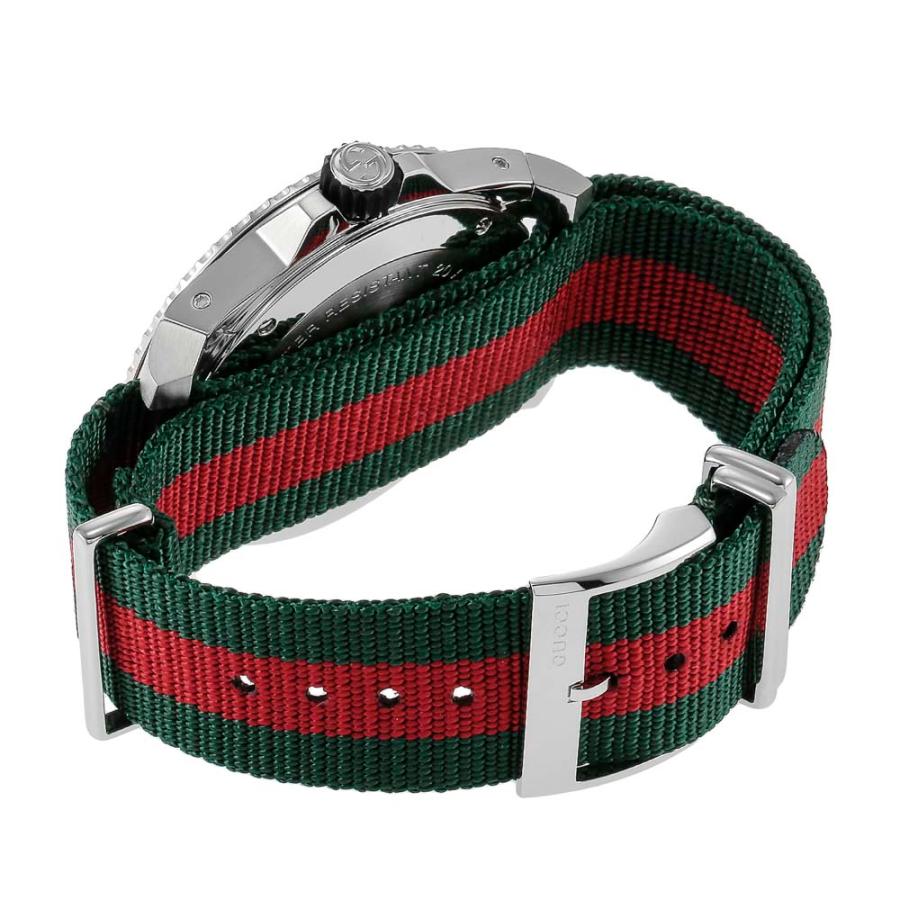 グッチ GUCCI 腕時計 DIVE ナイロンベルトメンズウォッチ YA136209A　フィットハウスの画像