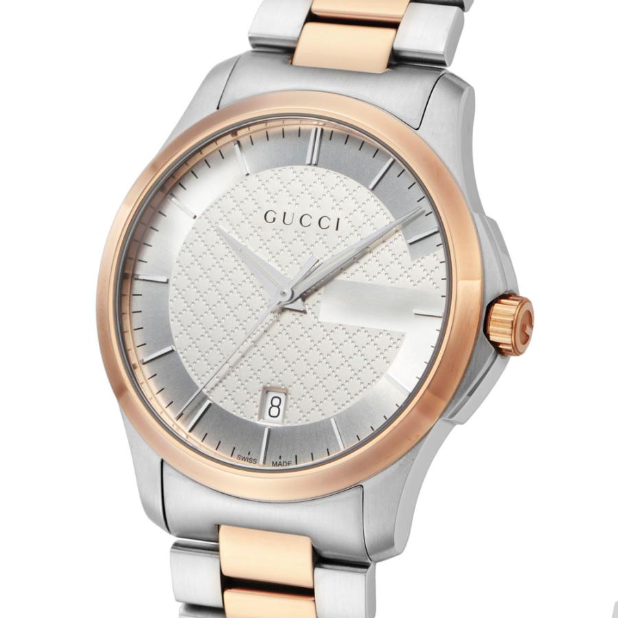 グッチ GUCCI 腕時計 Gタイムレス ステンレスベルトメンズウォッチ YA126447　フィットハウスの画像