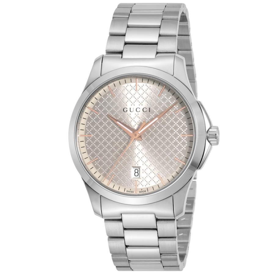 GUCCI（グッチ） 腕時計 Gタイムレス ラウンド ステンレスメンズ