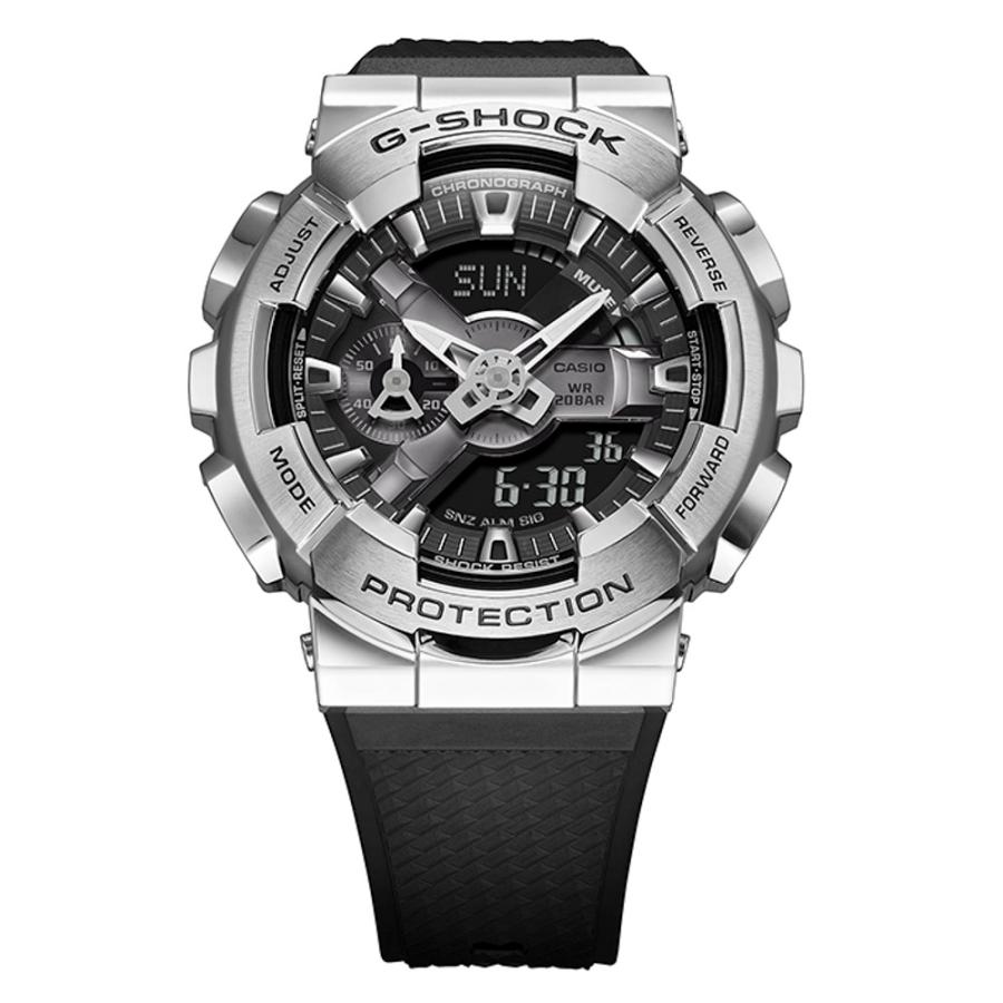カシオ CASIO ジーショック G-SHOCK 腕時計 Metal Covered GM-110アナデジMウォッチ GM-110-1AJF　フィットハウスの画像
