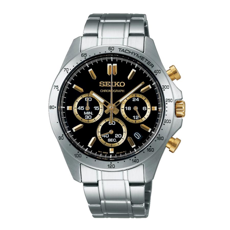 SEIKO（セイコー） 腕時計 ラウンド クロノグラフ ステンレスベルト M 