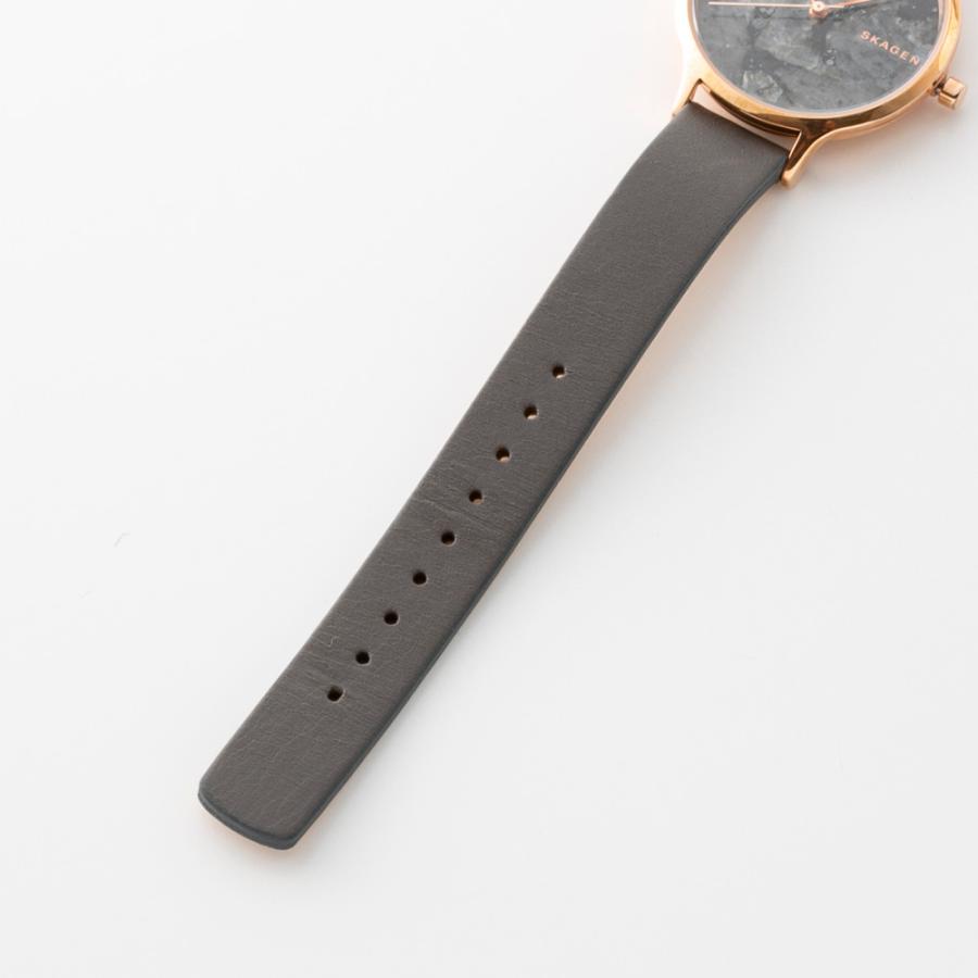 送料関税込☆SKAGEN skw2672 ANITA GREY レザー ladies 時計